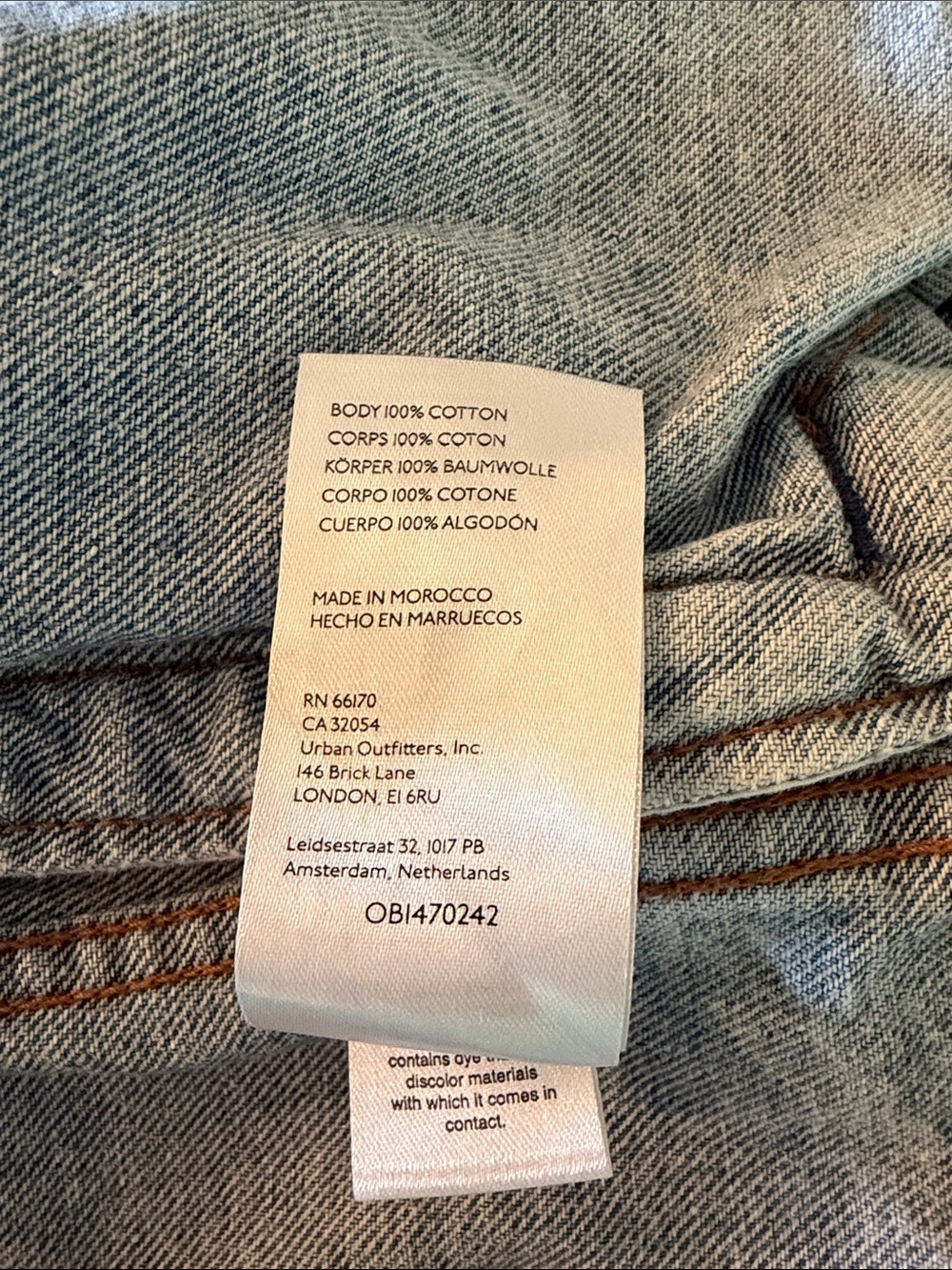 We The Free Faded Light Blue Denim Jacket - Picture 5 of 5